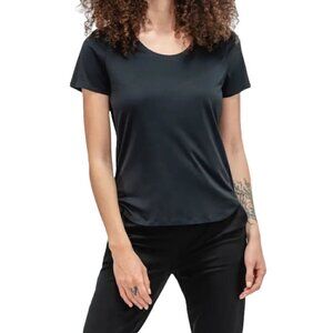 Ministry of Supply 1681 Luxe Touch Tee in Black Women's Sz XS NWT